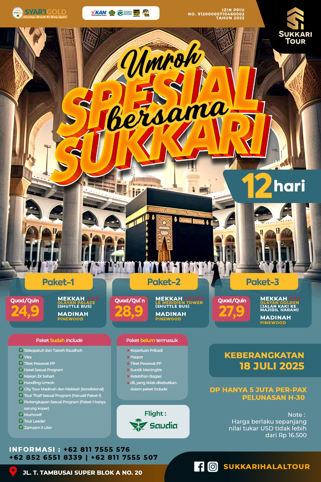 Umroh Bersama Special Sukkari