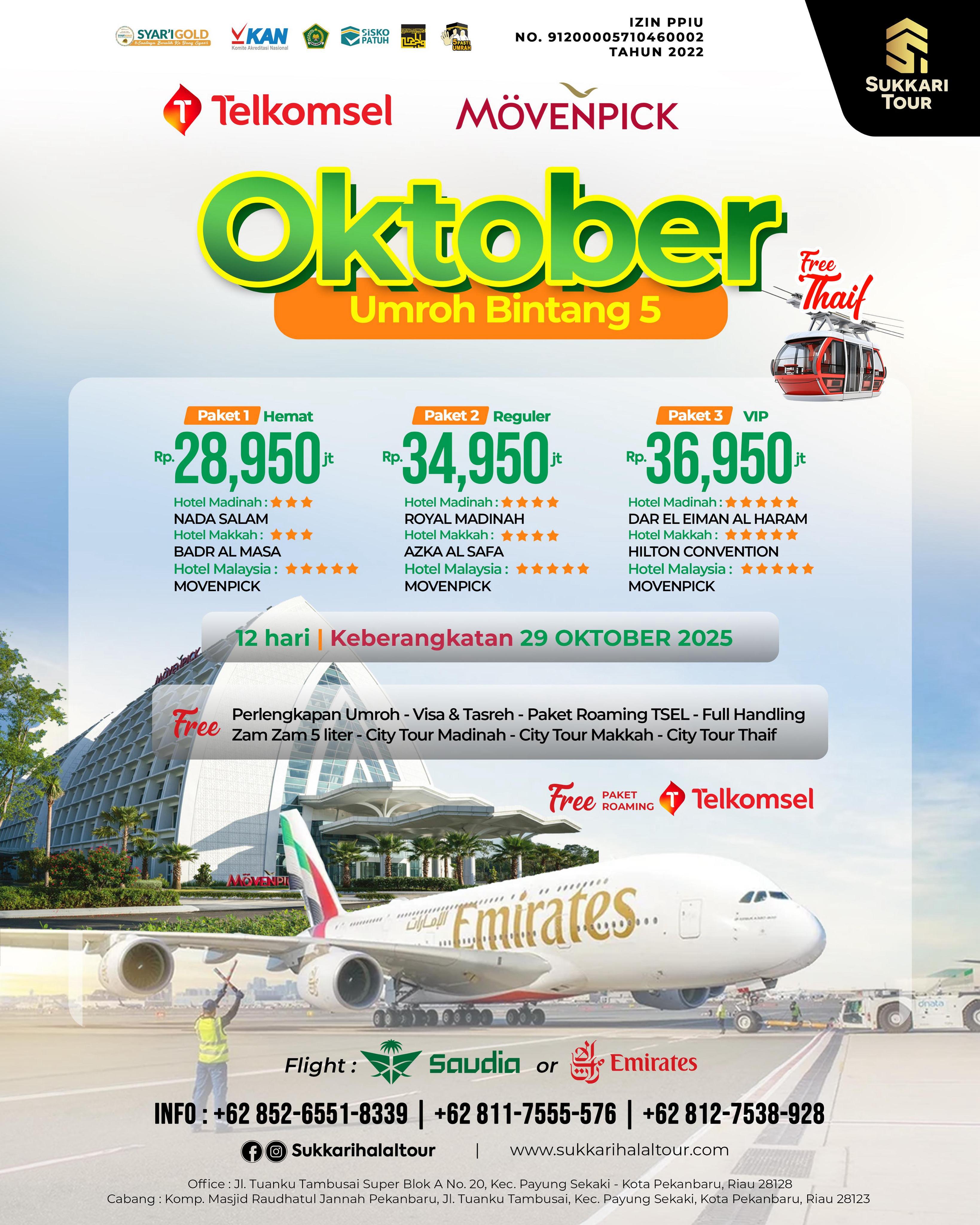 Umroh Oktober Bintang 5